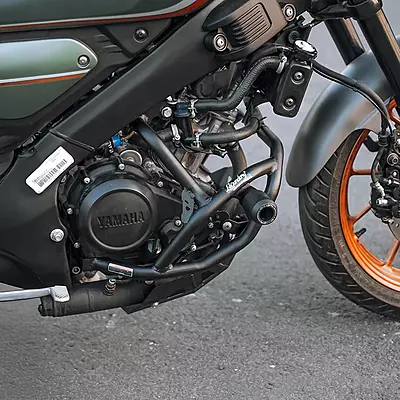 Legundary Thanos Crashguard With Slider for Yamaha XSR 155 Legundary Thanos Crashguard With Slider for Yamaha XSR 155