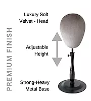 Velvet Head Mannequin - Wig Stand