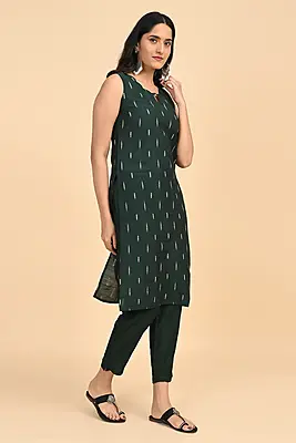 Women Jacquard Kurta