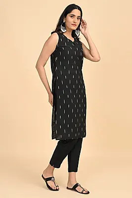 Women Jacquard Kurta