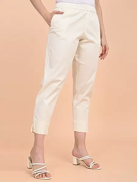 Women's Trousers - Off White