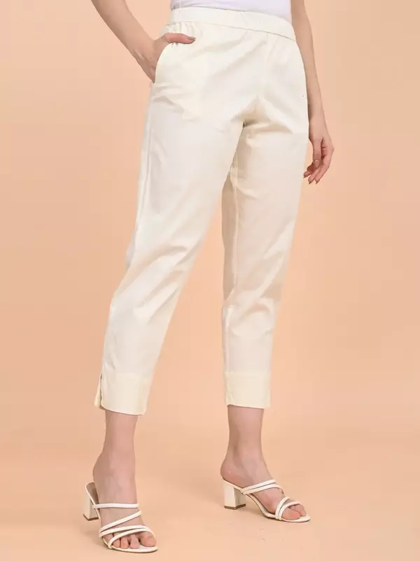 Women's Trousers - Off White