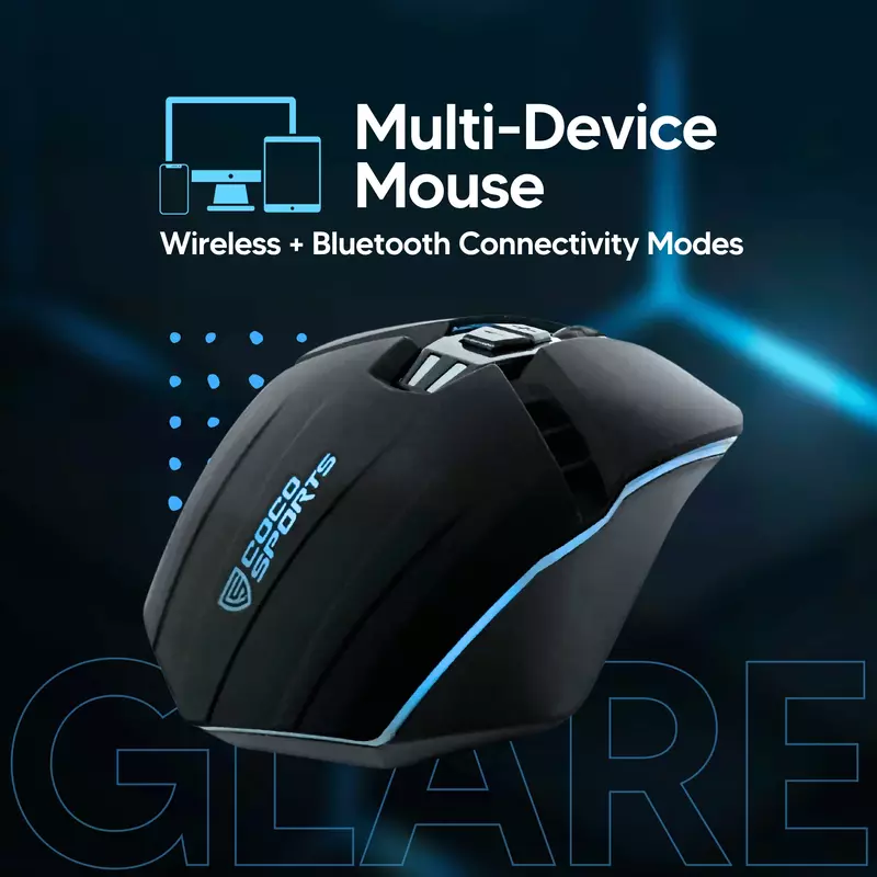 COCONUT GAMING WIRLESS MOUSE WM34 (GLARE)