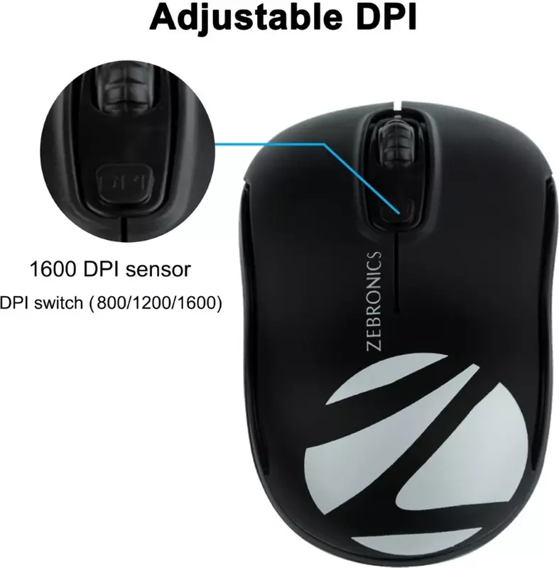 Zebronics Wireless Mouse DASH