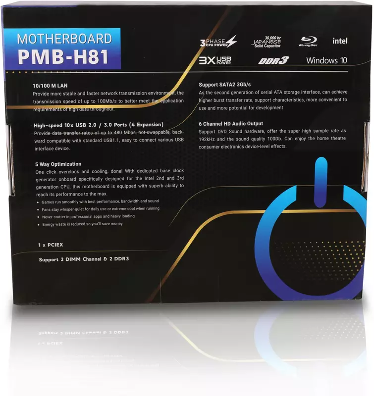 PowerX H81 MOTHERBOARD