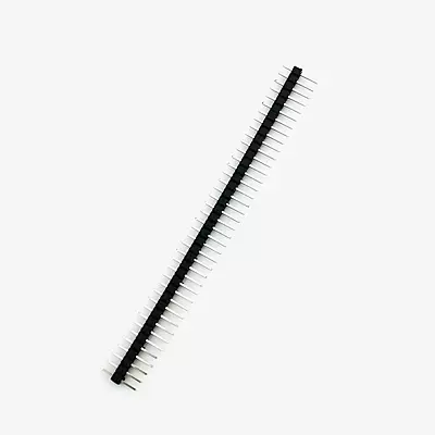 Generic 40 Pin Straight Male Header Pins – 2.54mm Pitch Berg Strip – For PCB Prototyping