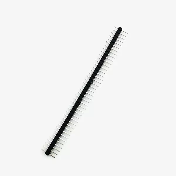 Generic 40 Pin Straight Male Header Pins – 2.54mm Pitch Berg Strip – For PCB Prototyping