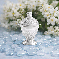 Sterling Silver Kumkum Chimizh – Approx. 12 Grams