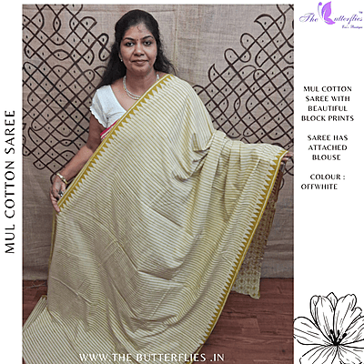 MUL COTTON SAREE ssgSMCS24793