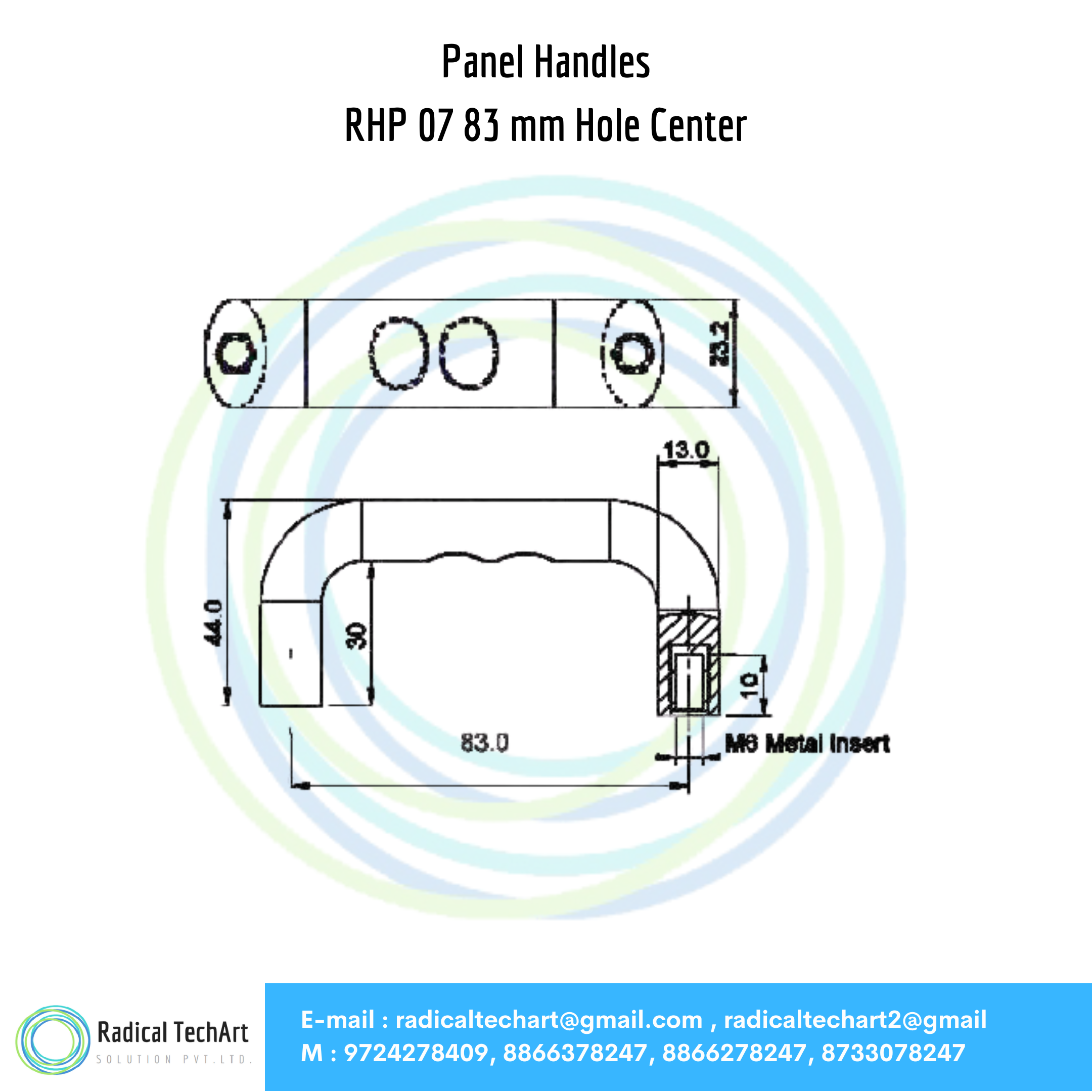 RHP 07,08,09,10,11  Panel Handles
