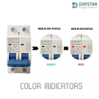 Sibass 40A 2-Pole DC MCB – 500V