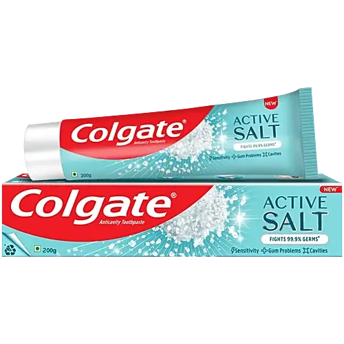 Colgate Active Salt Anticavity Toothpaste 200 gx2N + 100gx1N