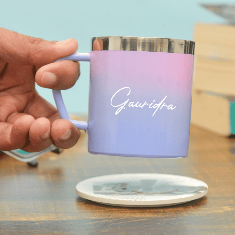 Pink-Blue Family Drinkware Combo