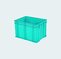400*300*275 Injection Moulded Plastic Crate