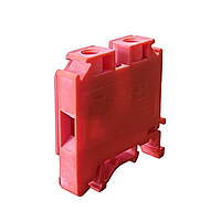 TERMINAL BLOCK POLYMIDE upto 25 sqmm - FTS25P RED WITH END PLATE