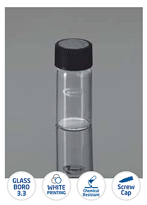 Tubes Culture Flat Bottom, Reusable GLASSCO