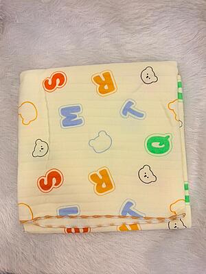 2-Layer Muslin Baby Blanket – 85x85 cm - Red Blossom Comforter 2-Layer Muslin Baby Blanket – 85x85 cm - Red Blossom Comforter