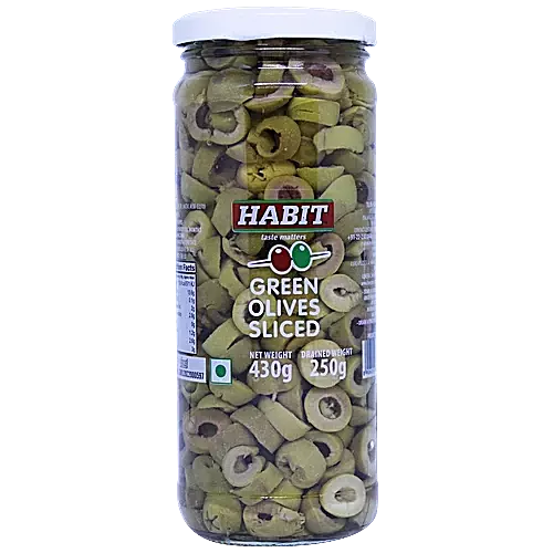 Habit - Green Olive Sliced 430 Grams