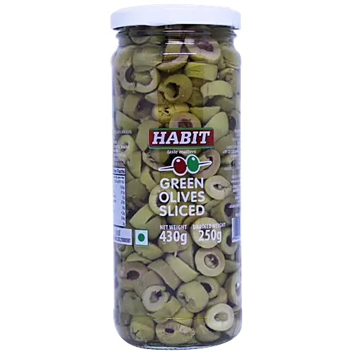 Habit - Green Olive Sliced 430 Grams