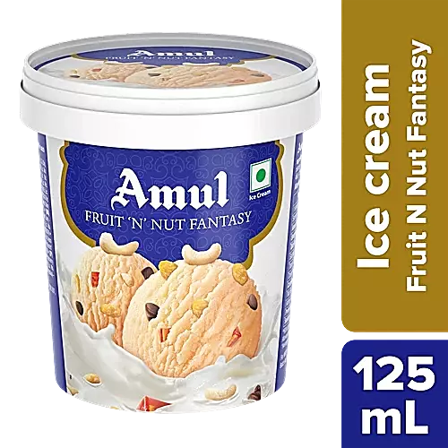 AMUL CUPS AMERICAN NUTS 125ML