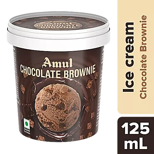 AMUL CUPS CHOCOLATE BROWNIE 125ML