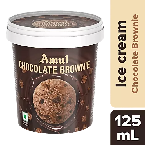 AMUL CUPS CHOCOLATE BROWNIE 125ML