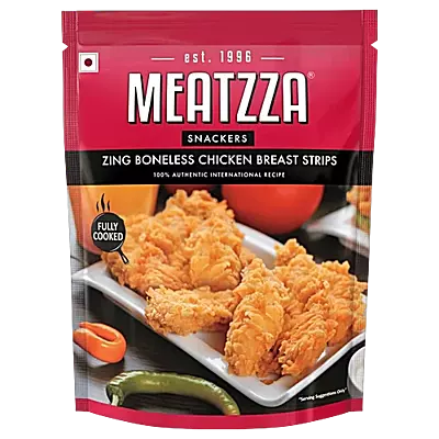 Meatzza - Zing Boneless Chicken Breast Strips 1kg