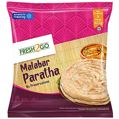 Fresh2go - Malabar Paratha 7inch (5*60g)