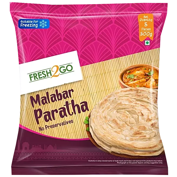 Fresh2go - Malabar Paratha 7inch (5*60g)