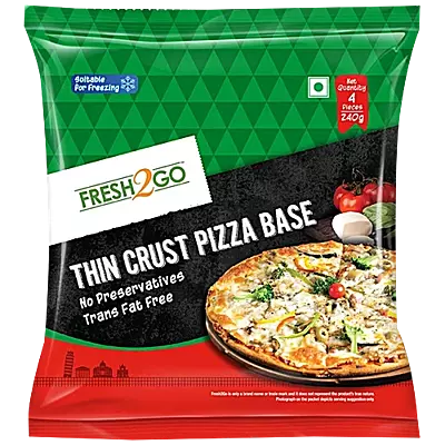 Fresh2go - Pizza Base Thincrust 4*60g
