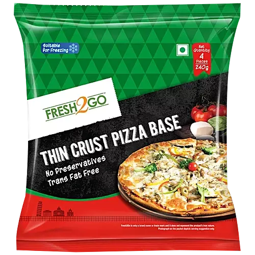 Fresh2go - Pizza Base Thincrust 4*60g