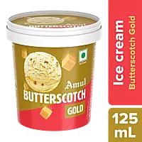 AMUL CUPS BUTTERSCOTCH GOLD 125ML