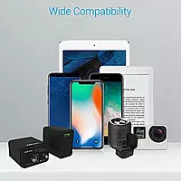 Portronics 1103 Adapto ONE Charger – 3A Quick Charger | Single USB Port | Type-C  | Black