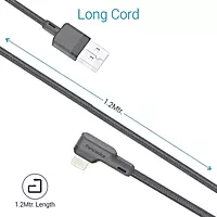 Portronics Konnect HD – 8-Pin 3A Lightning Cable, 1.2M Black. Fast charging and data transfer, durable design, compatible with all Lightning devices. Perfect for everyday use and travel.