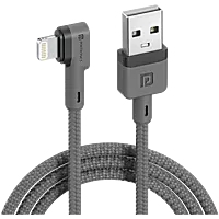 Portronics Konnect HD – 8-Pin 3A Lightning Cable, 1.2M Black. Fast charging and data transfer, durable design, compatible with all Lightning devices. Perfect for everyday use and travel.