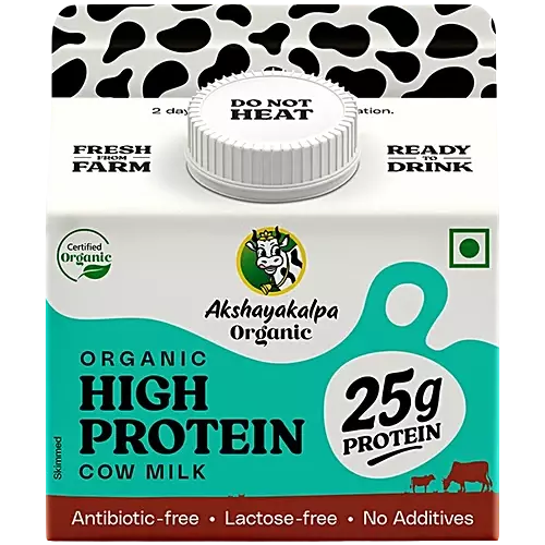 AKSHAYA KALPA ORGANIC HIGH PROTEIN COW MILK 250ML