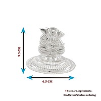Silver Ganapathy Incense Holder / Idol