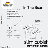 Octune Slim Cubist Drawer Box System