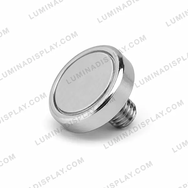 M4 1208 round magnet for mounting LED modules to steel cabinets – Lumina Display Systems