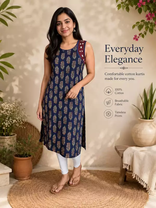 Cotton Kurti- 59