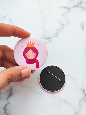 Hijabi Pin Badge