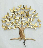 DAD Butterfly Tree Wall Art Sculpture, LED for Living Room, Bedroom, Office - Size (37x2x33 Inches)