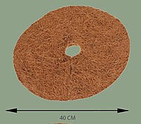 Coco Mulch Mat | Coir Mulching Disc & Rectangle Mat | Natural Coconut Fiber