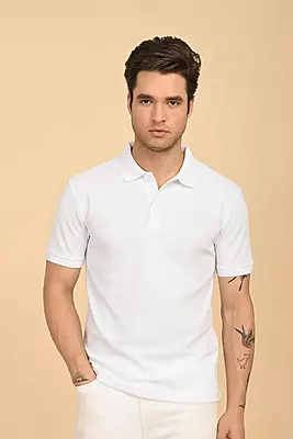 Men's Polo T-Shirt - White