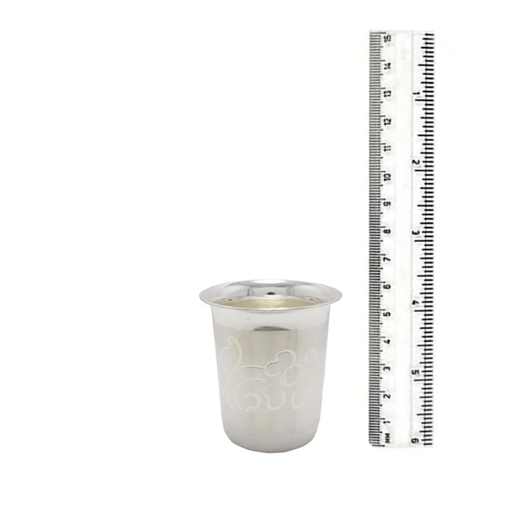 Silver Bowl, Spoon, Glass and Plate