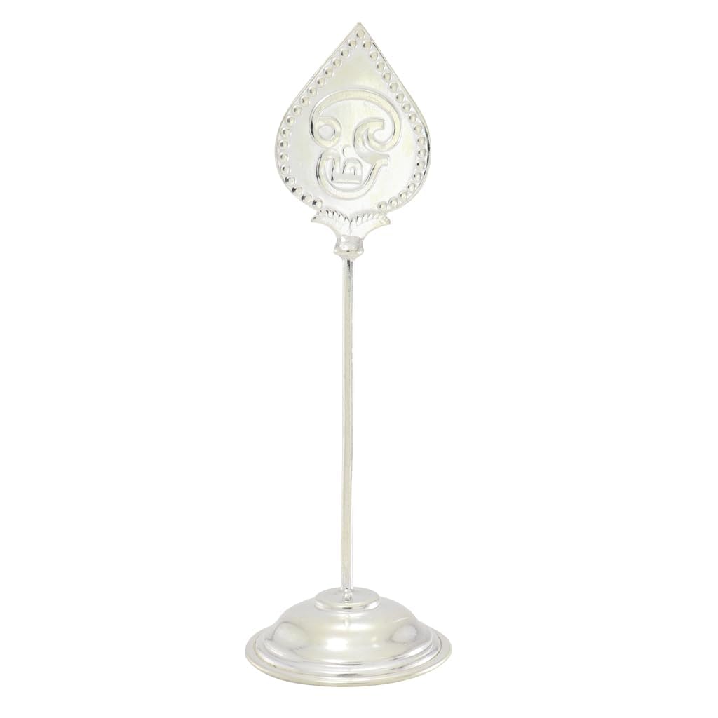 Sterling Silver Vel with Stand for Home Pooja Room Puja Lord Murugan Stick
