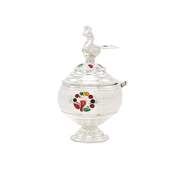 Decorative Peacock Kumkum chimizh