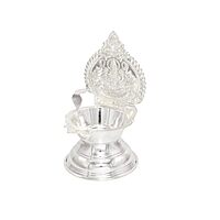 Sterling Silver Kamakshi Diya – Pooja Lamp