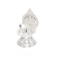 Sterling Silver Kamakshi Diya β Pooja Lamp
