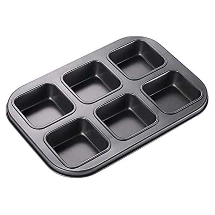 Nonstick brownie mould 6cavity